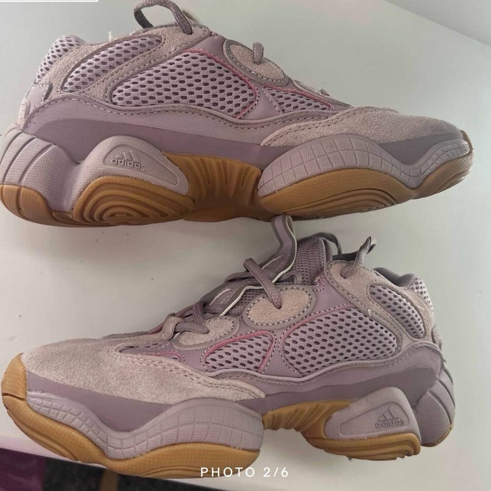 Yeezy 500 Soft Vision Purple Sneakers Size 5.5